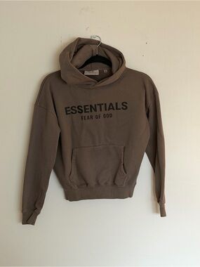 Fear of God Essentials Kids Brown Hoodie - Set